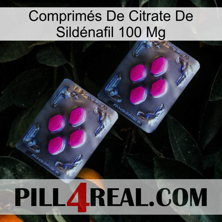 Comprimés De Citrate De Sildénafil 100 Mg 01